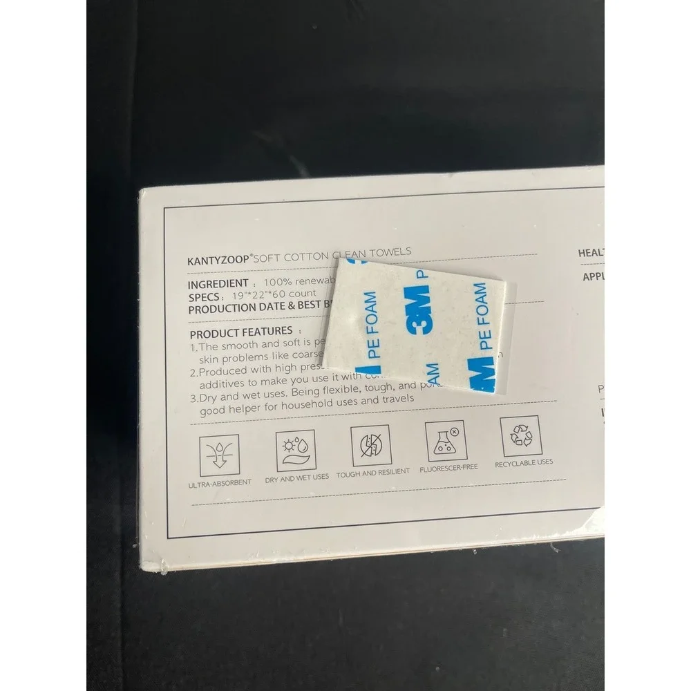 Clean Towels | Biodegradable Face Towel | Makeup Remover Wipes | Ultra Soft
